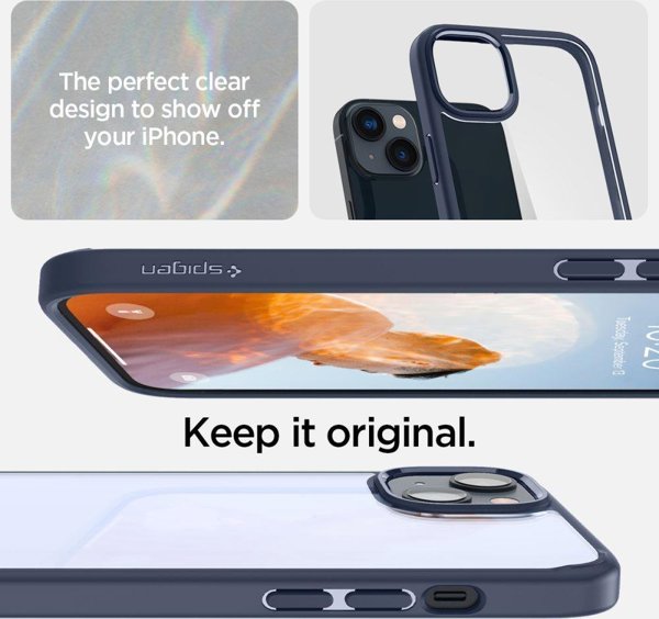 Θήκη Spigen Spigen Ultra Hybrid Apple iPhone 14 Plus Navy Blue