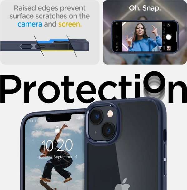 Θήκη Spigen Spigen Ultra Hybrid Apple iPhone 14 Plus Navy Blue