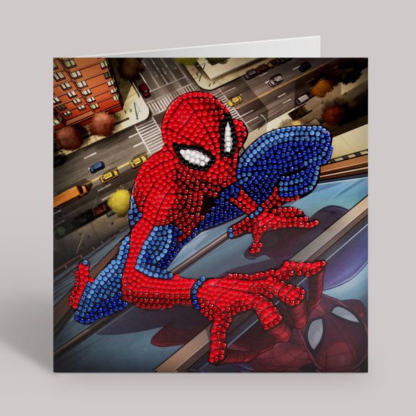Κάρτα Τέχνης Κρυστάλλου SPIDER-MAN Spiderman, 18 x 18 cm