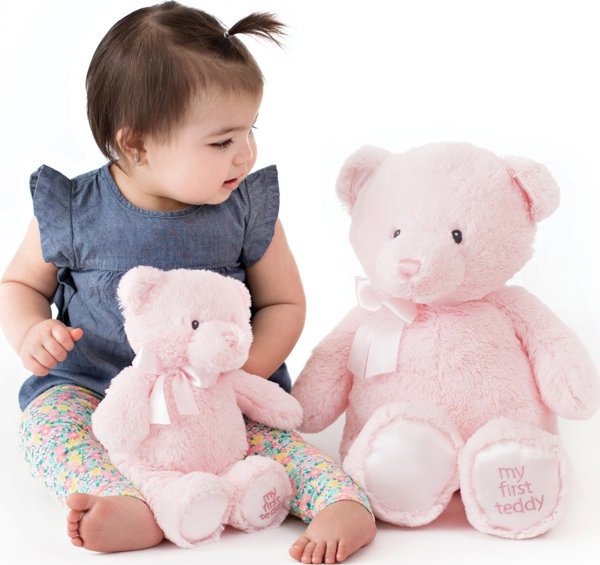 Spin Master GUND Λούτρινο παιχνίδι My 1st Teddy, ροζ, 38 εκ.
