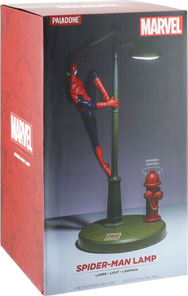 Spiderman Λάμπα Γραφείου LED Επιτραπέζιο Φωτιστικό Πολύχρωμο 5055964738648