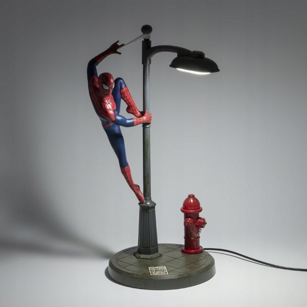 Spiderman Λάμπα Γραφείου LED Επιτραπέζιο Φωτιστικό Πολύχρωμο 5055964738648