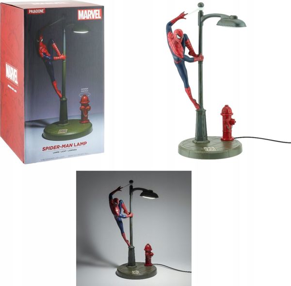 Spiderman Λάμπα Γραφείου LED Επιτραπέζιο Φωτιστικό Πολύχρωμο 5055964738648