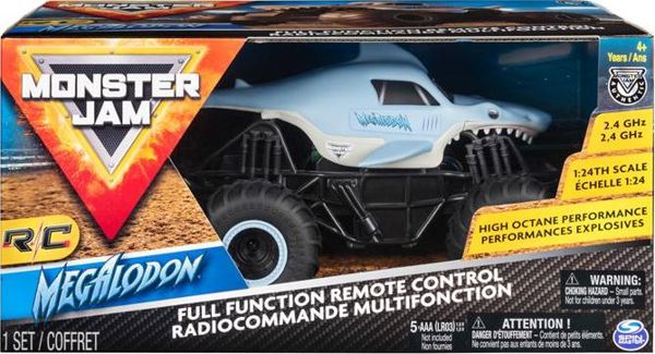 Spin Master Monster Jam 1:24 τηλεκατευθυνόμενο Megalodon