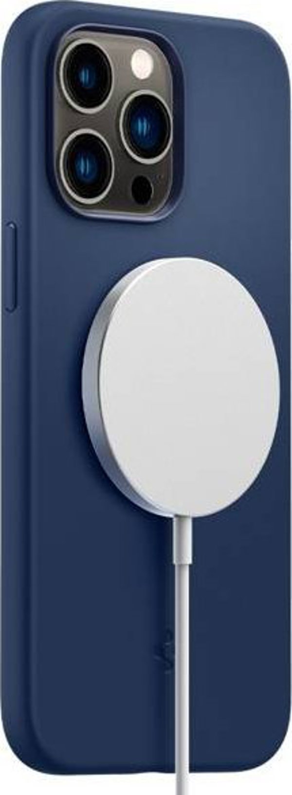 Θήκη Spigen Spigen Silicone Fit Mag MagSafe Apple iPhone 14 Pro Max Navy Blue 11854724 8809811863789