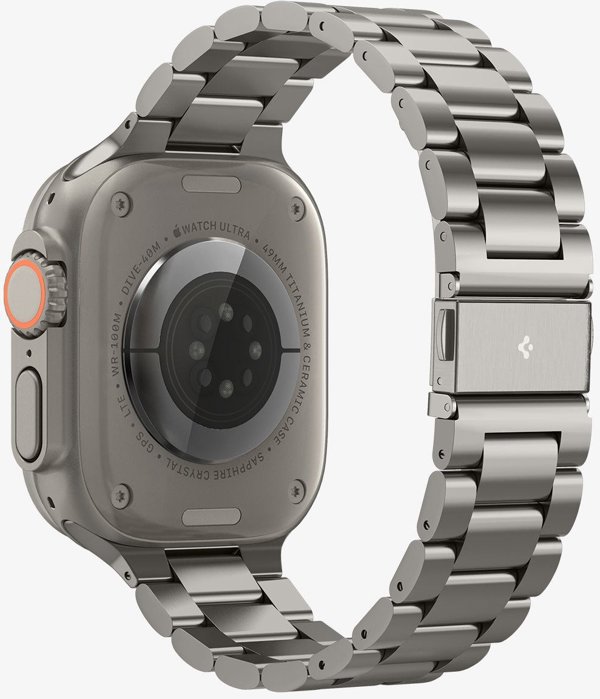 Spigen Modern Fit Titanium, φυσικό τιτάνιο - Apple Watch 49mm/46mm/45mm/44mm