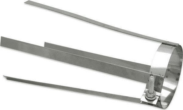 SpiroFlex Σφιγκτήρας Απόστασης Καμινάδας 80mm, Ανοξείδωτος, SX-OKD80OBD