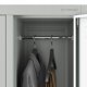 Spind Kleiderspind mit 10 Abteilen BARTEK, 1360 x 1720 x 450 mm, grau