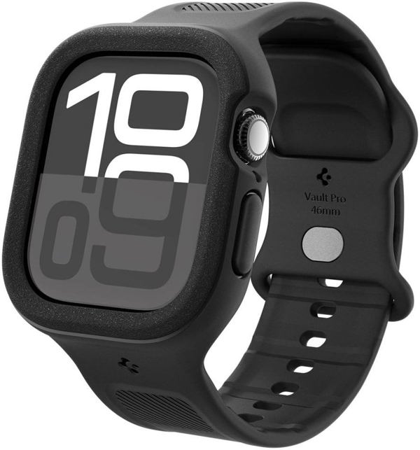 Spigen Vault Pro - Λουράκι με θήκη για Apple Watch 10 46 mm (Matte Black)