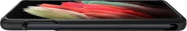 Spigen Θήκη Spigen Liquid Air Pen Samsung Galaxy S21 Ultra Μαύρο Ματ