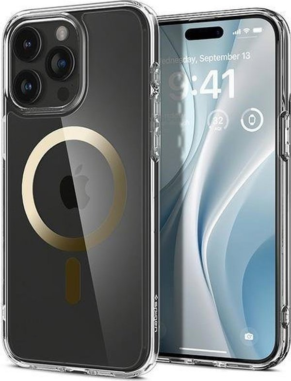 Spigen Spigen Ultra Hybrid MAG iPhone 15 Pro Max 6,7" Magsafe χρυσό/gold ACS06579