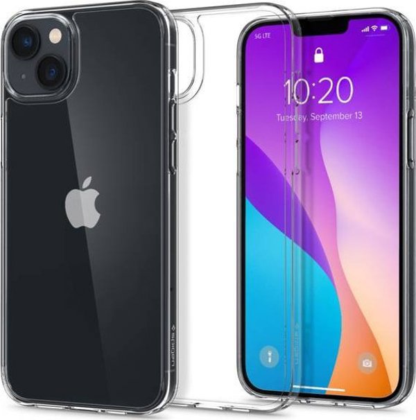 Spigen Θήκη Air Skin Hybrid για iPhone 14 Plus, Crystal Clear, Διαφανής