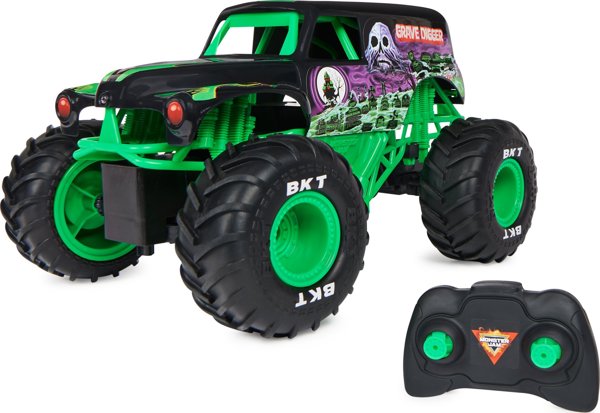 Spin Master MONSTER JAM 1:15 RC monster truck Grave Digger, 6068258