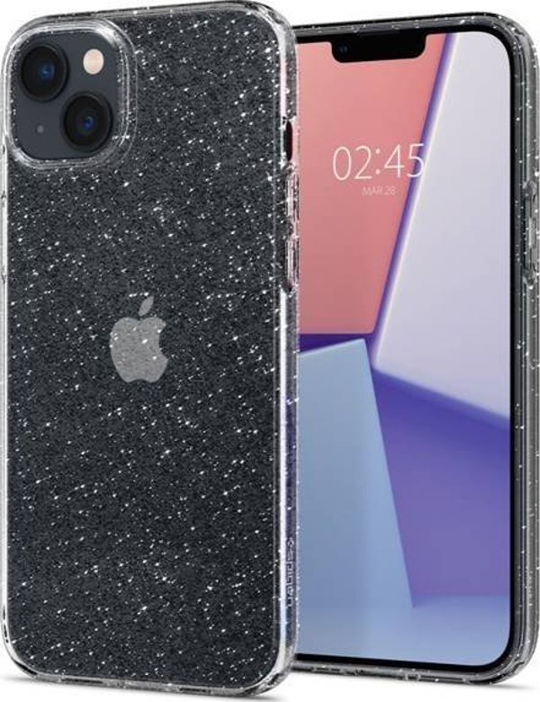 Θήκη Spigen Liquid Crystal Glitter για iPhone 14 Pro Max - TPU Διαφανές με Glitters
