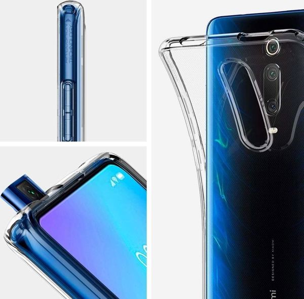 Spigen Etui Spigen Liquid Crystal XIAOMI MI 9T/ MI 9T PRO Glitter Crystal transparentne uniwersalny