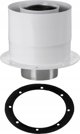 SpiroFlex Αντάπτορας Turbo Ferroli 60/100mm, Λευκός SX-TD-AFB, Σετ Προσαρμογέα για Λέβητες