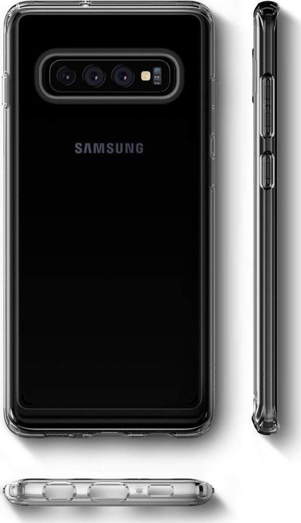Spigen Θήκη Crystal Hybrid για Samsung Galaxy S10 διάφανη