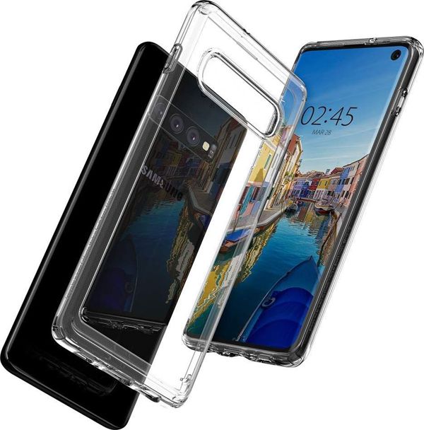Spigen Θήκη Crystal Hybrid για Samsung Galaxy S10 διάφανη