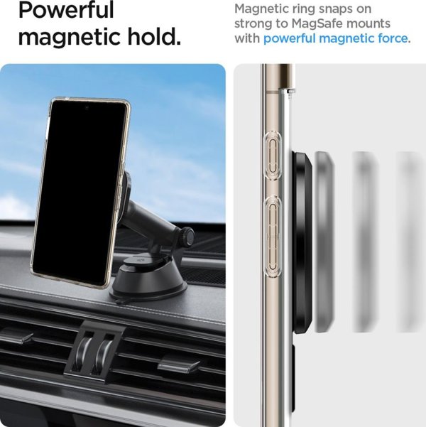 Spigen Spigen OneTap Ring Magnetic Plate, carbon
