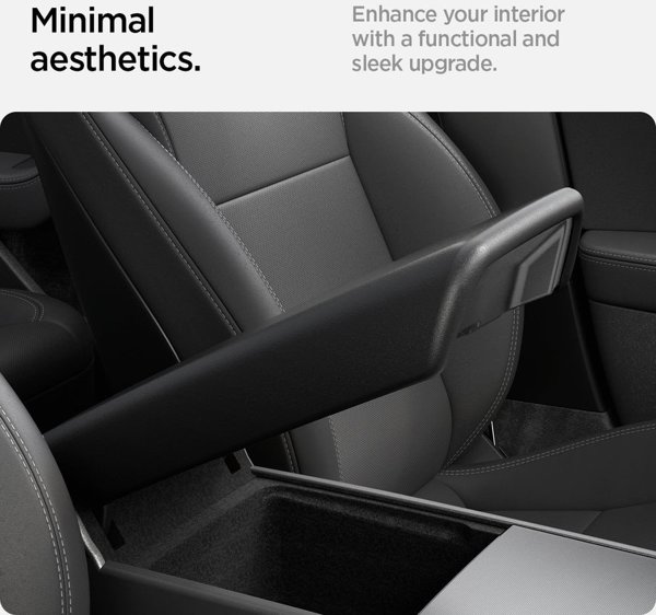 Spigen Tesla Armrest Cover, black - Tesla Model 3 2024