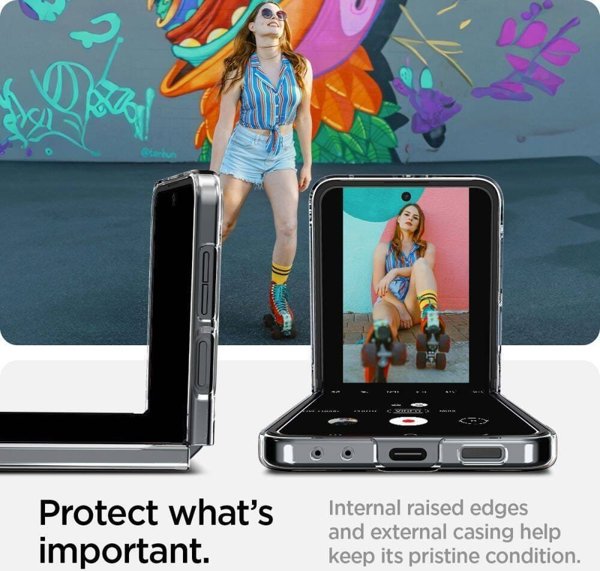 Spigen Spigen Air Skin Samsung Galaxy Z Flip 6 διαφανές/κρυστάλλινο καθαρό ACS07836