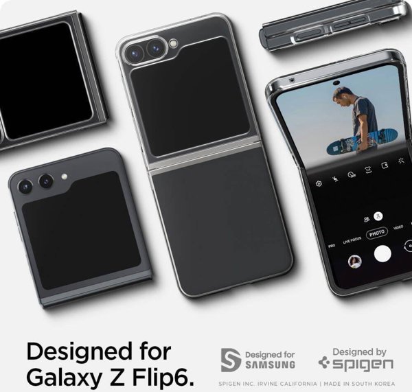 Spigen Spigen Air Skin Samsung Galaxy Z Flip 6 διαφανές/κρυστάλλινο καθαρό ACS07836