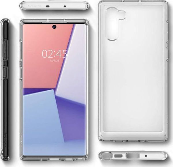 Spigen Θήκη Spigen Crystal Hybrid για Samsung Galaxy Note 10 Crystal Clear καθολική