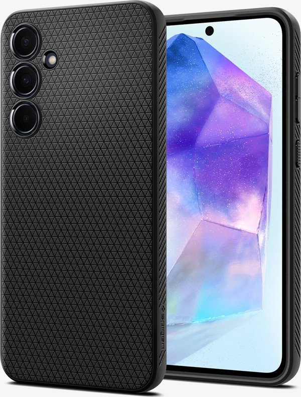 Spigen Spigen Liquid Air, matte black - Samsung Galaxy A55