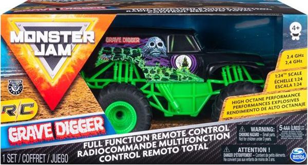 Spin Master Monster Jam 1:24 τηλεκατευθυνόμενο Gravedigger