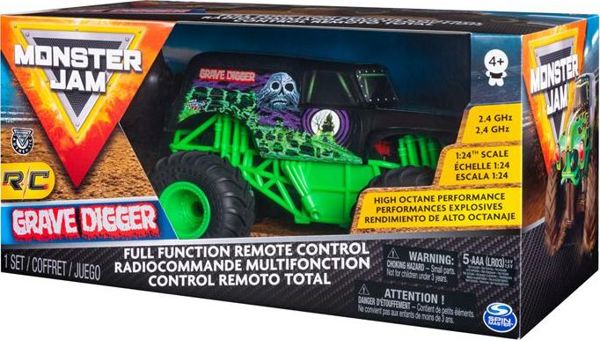Spin Master Monster Jam 1:24 τηλεκατευθυνόμενο Gravedigger