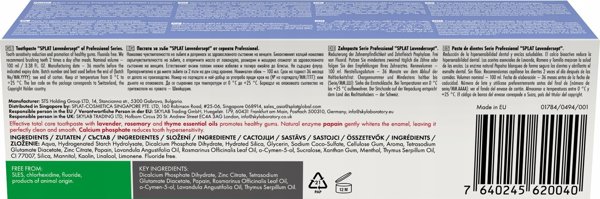 Splat SPLAT ΟΔΟΝΤΟΚΡΕΜΑ ΕΠΑΓΓΕΛΜΑΤΙΚΗ LAVANDERSEPT