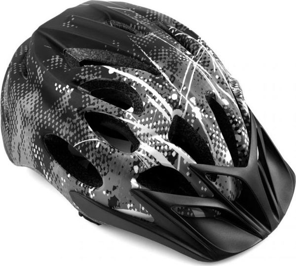 Κράνος ποδηλάτου Spokey Checkpoint 58-61 cm γκρι-μαύρο 926891