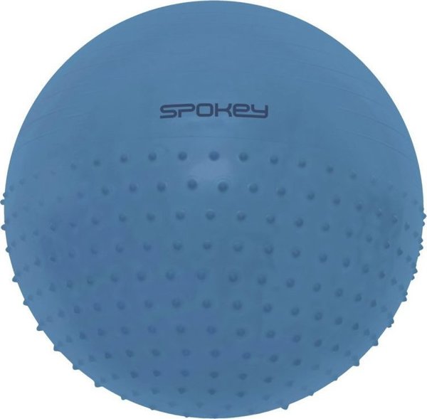 Spokey Μπάλα γυμναστικής με μέρος για μασάζ Spokey HALF FIT 65cm