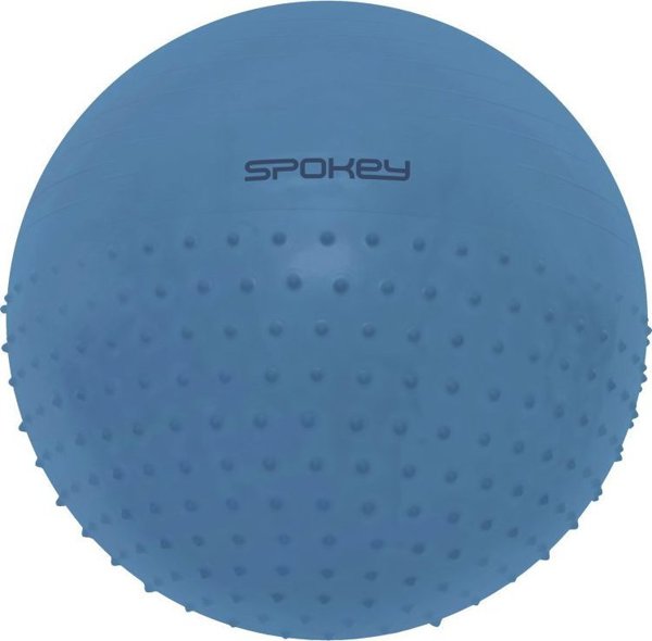 Spokey Μπάλα γυμναστικής με μέρος για μασάζ Spokey HALF FIT 65cm