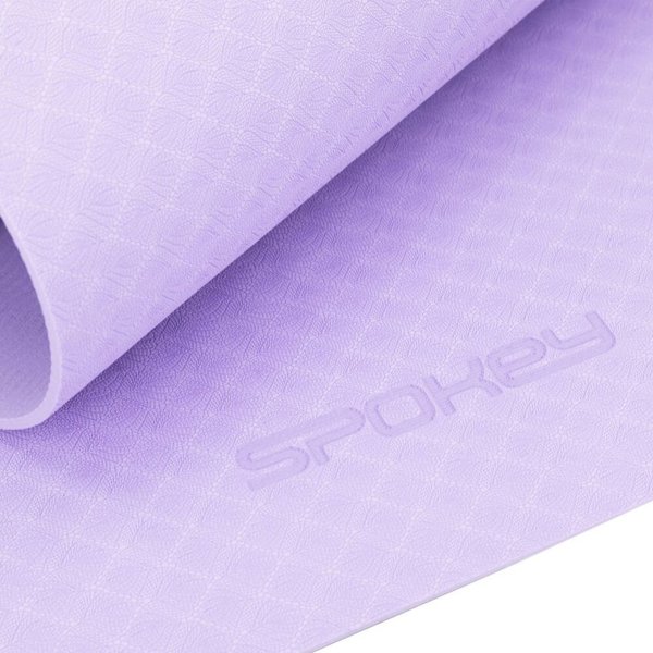 Spokey Στρώμα προπόνησης Mandala 183 cm x 61 cm x 0.4 cm μωβ