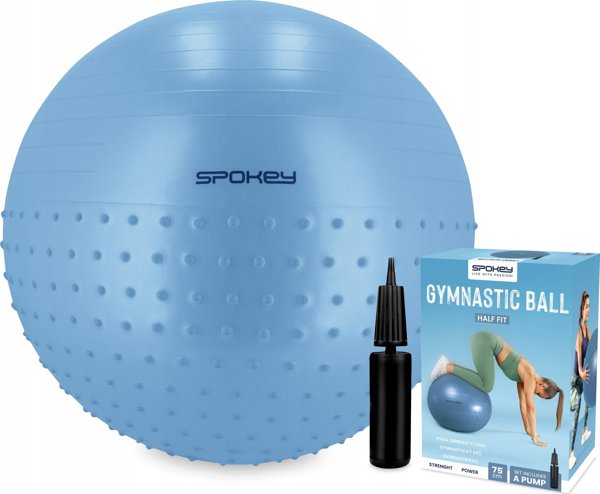 Spokey Γυμναστική μπάλα με τμήμα μασάζ Spokey HALF FIT 75cm