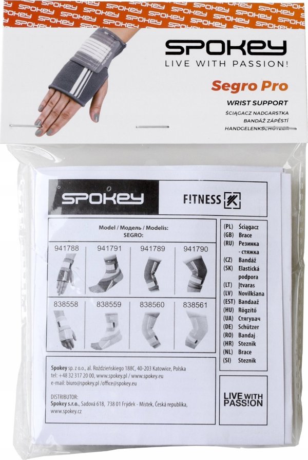Spokey Επιστραγαλίδα καρπού Spokey SEGRO PRO