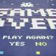 Spokey Πετσέτα γρήγορου στεγνώματος Game Over μπλε