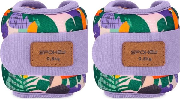 Spokey Βάρη για αστραγάλους και καρπούς Spokey HOME JUNGLE 2x 0,5 kg