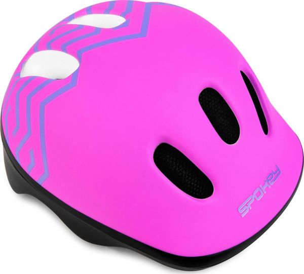 Ρυθμιζόμενο κράνος παιδικό Spokey 44-48 cm STRAPY ροζ Spokey Μέγεθος 44-48