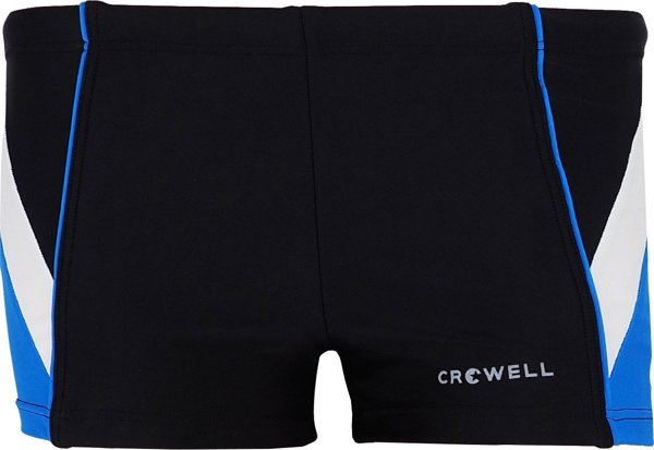 Παιδικό μαγιό Crowell Frankie για αγόρι, μαύρο-μπλε, μέγεθος 140cm