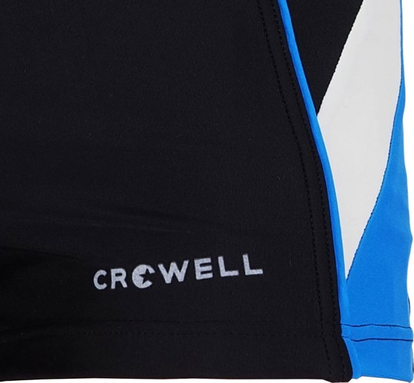 Παιδικό μαγιό Crowell Frankie για αγόρι, μαύρο-μπλε, μέγεθος 140cm