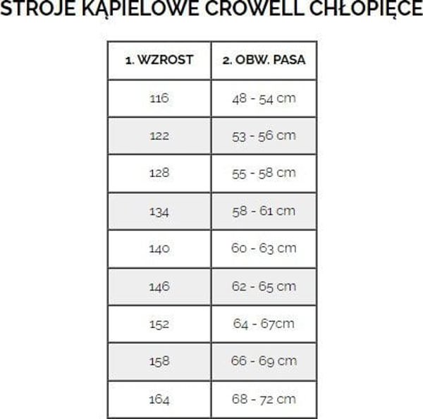 Παιδικό μαγιό Crowell Frankie για αγόρι, μαύρο-μπλε, μέγεθος 140cm
