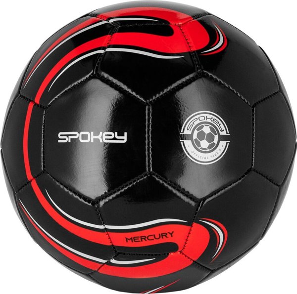 Spokey Μπάλα ποδοσφαίρου Spokey Mercury μαύρο-κόκκινο 942600 5