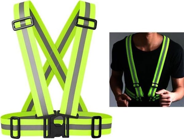 Sports Equipment Ανακλαστική Ζώνη AG590 Ανακλαστικό Γιλέκο Μοτοσικλέτας