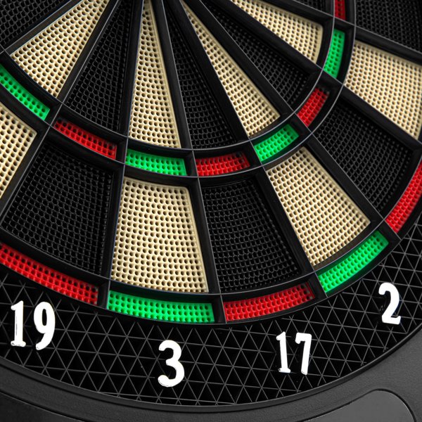Ηλεκτρονικός Στόχος Βελάκια Spokey Narvi Pro, 16 Παίκτες, 240 Παιχνίδια, Με 6 Βελάκια (942238)