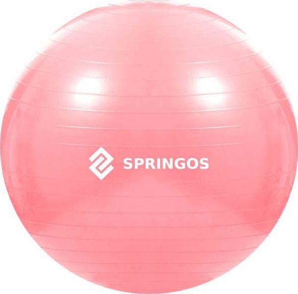 Springos Μπάλα γυμναστικής FB0012 75cm ροζ