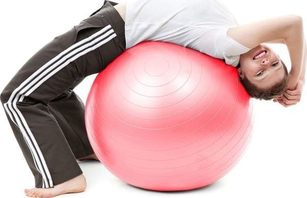 Springos Μπάλα γυμναστικής FB0012 75cm ροζ