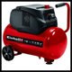 Συμπιεστής Einhell TC-AC 200/24/8 OF, 8 bar, 180 l/min, 24lt, Κόκκινο/Μαύρο