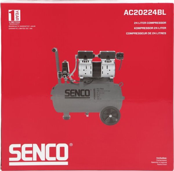 Συμπιεστής SENCO Air compressor 24 l, AC20224BL, SENCO
